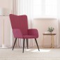 vidaXL Relaxsessel Weinrot Samt vidaXL Relaxsessel Weinrot Samt