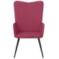 vidaXL Relaxsessel Weinrot Samt vidaXL Relaxsessel Weinrot Samt