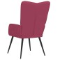 vidaXL Relaxsessel Weinrot Samt vidaXL Relaxsessel Weinrot Samt