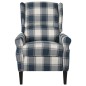 vidaXL Relaxsessel Verstellbar Blau Stoff vidaXL Relaxsessel Verstellbar Blau Stoff