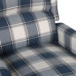 vidaXL Relaxsessel Verstellbar Blau Stoff vidaXL Relaxsessel Verstellbar Blau Stoff