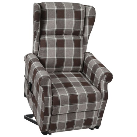 vidaXL Aufstehsessel Braun Stoff