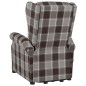 vidaXL Aufstehsessel Braun Stoff vidaXL Aufstehsessel Braun Stoff