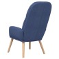 vidaXL Relaxsessel Blau Stoff vidaXL Relaxsessel Blau Stoff