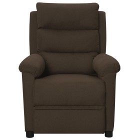 vidaXL Relaxsessel Dunkelbraun Stoff