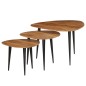 vidaXL 3-tlg. Couchtisch-Set Massivholz Akazie vidaXL 3-tlg. Couchtisch-Set Massivholz Akazie