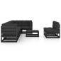 9-tlg. Garten-Lounge-Set mit Kissen Massivholz Kiefer 9-tlg. Garten-Lounge-Set mit Kissen Massivholz Kiefer