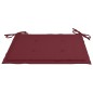 vidaXL Gartenstühle mit Weinroten Kissen 2 Stk. Massivholz Teak vidaXL Gartenstühle mit Weinroten Kissen 2 Stk. Massivholz Teak