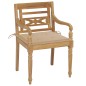 vidaXL Batavia-Stühle mit Kissen 4 Stk. Massivholz Teak vidaXL Batavia-Stühle mit Kissen 4 Stk. Massivholz Teak