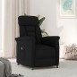 vidaXL Elektrischer Relaxsessel Schwarz Wildleder-Optik vidaXL Elektrischer Relaxsessel Schwarz Wildleder-Optik