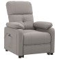 vidaXL Relaxsessel Elektrisch Taupe Stoff vidaXL Relaxsessel Elektrisch Taupe Stoff