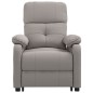 vidaXL Relaxsessel Elektrisch Taupe Stoff vidaXL Relaxsessel Elektrisch Taupe Stoff