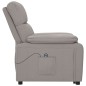 vidaXL Relaxsessel Elektrisch Taupe Stoff vidaXL Relaxsessel Elektrisch Taupe Stoff