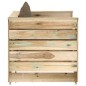vidaXL 2-tlg. Garten-Lounge-Set mit Kissen Grün Imprägniertes Holz vidaXL 2-tlg. Garten-Lounge-Set mit Kissen Grün Imprägniertes Holz