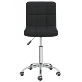 vidaXL Esszimmerstuhl Drehbar Schwarz Stoff