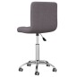 vidaXL Esszimmerstuhl Drehbar Taupe Stoff vidaXL Esszimmerstuhl Drehbar Taupe Stoff