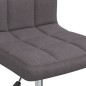 vidaXL Esszimmerstuhl Drehbar Taupe Stoff vidaXL Esszimmerstuhl Drehbar Taupe Stoff