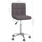 vidaXL Esszimmerstuhl Drehbar Taupe Stoff vidaXL Esszimmerstuhl Drehbar Taupe Stoff
