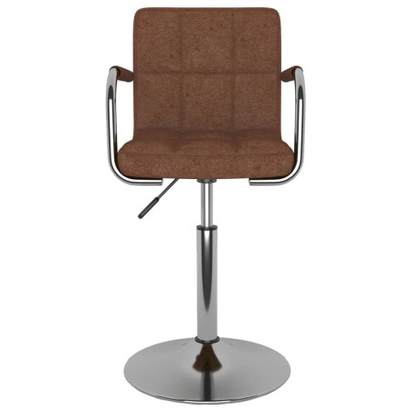 vidaXL Esszimmerstuhl Braun Stoff