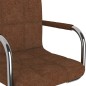 vidaXL Esszimmerstuhl Braun Stoff vidaXL Esszimmerstuhl Braun Stoff