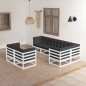 vidaXL 7-tlg. Garten-Lounge-Set mit Kissen Massivholz Kiefer vidaXL 7-tlg. Garten-Lounge-Set mit Kissen Massivholz Kiefer