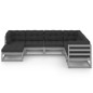 vidaXL 7-tlg. Garten-Lounge-Set mit Kissen Massivholz Kiefer vidaXL 7-tlg. Garten-Lounge-Set mit Kissen Massivholz Kiefer