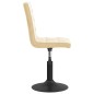 vidaXL Esszimmerstühle 4 Stk. Drehbar Creme Samt vidaXL Esszimmerstühle 4 Stk. Drehbar Creme Samt