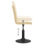 vidaXL Esszimmerstühle 4 Stk. Drehbar Creme Samt vidaXL Esszimmerstühle 4 Stk. Drehbar Creme Samt