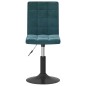 vidaXL Esszimmerstühle 6 Stk. Drehbar Blau Samt vidaXL Esszimmerstühle 6 Stk. Drehbar Blau Samt