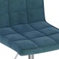 vidaXL Esszimmerstühle 6 Stk. Drehbar Blau Samt vidaXL Esszimmerstühle 6 Stk. Drehbar Blau Samt