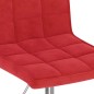 vidaXL Esszimmerstühle 6 Stk. Drehbar Weinrot Samt vidaXL Esszimmerstühle 6 Stk. Drehbar Weinrot Samt