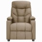 vidaXL Massagesessel mit Aufstehhilfe Taupe Stoff vidaXL Massagesessel mit Aufstehhilfe Taupe Stoff