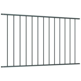 vidaXL Zaunfeld Pulverbeschichteter Stahl 1,7 x 1,25 m Anthrazit
