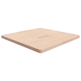 vidaXL Tischplatte Quadratisch 90x90x4 cm Eichenholz Unbehandelt