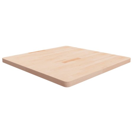 vidaXL Tischplatte Quadratisch 90x90x4 cm Eichenholz Unbehandelt