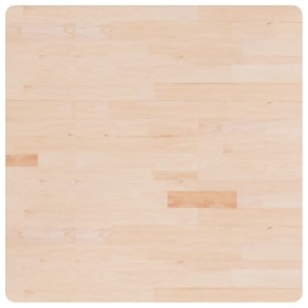 vidaXL Tischplatte Quadratisch 90x90x4 cm Eichenholz Unbehandelt