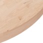 vidaXL Runde Tischplatte Ø90x4 cm Unbehandeltes Massivholz Eiche vidaXL Runde Tischplatte Ø90x4 cm Unbehandeltes Massivholz Eiche