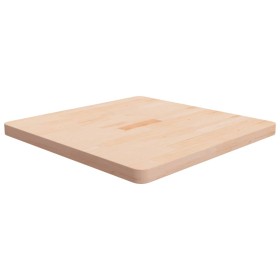vidaXL Tischplatte Quadratisch 70x70x4 cm Eichenholz Unbehandelt