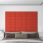 vidaXL Wandpaneele 12 Stk. Rot 30x15 cm Kunstleder 0,54 m² vidaXL Wandpaneele 12 Stk. Rot 30x15 cm Kunstleder 0,54 m²
