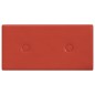 vidaXL Wandpaneele 12 Stk. Rot 30x15 cm Kunstleder 0,54 m² vidaXL Wandpaneele 12 Stk. Rot 30x15 cm Kunstleder 0,54 m²