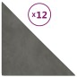 vidaXL Wandpaneele 12 Stk. Dunkelgrau 30x30 cm Samt 0,54 m² vidaXL Wandpaneele 12 Stk. Dunkelgrau 30x30 cm Samt 0,54 m²