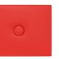 vidaXL Wandpaneele 12 Stk. Rot 60x15 cm Kunstleder 1,08 m² vidaXL Wandpaneele 12 Stk. Rot 60x15 cm Kunstleder 1,08 m²