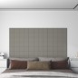 vidaXL Wandpaneele 12 Stk. Hellgrau 60x15 cm Samt 1,08 m² vidaXL Wandpaneele 12 Stk. Hellgrau 60x15 cm Samt 1,08 m²