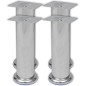 vidaXL Sofabeine 8 Stk. Rund Chrom 180 mm vidaXL Sofabeine 8 Stk. Rund Chrom 180 mm