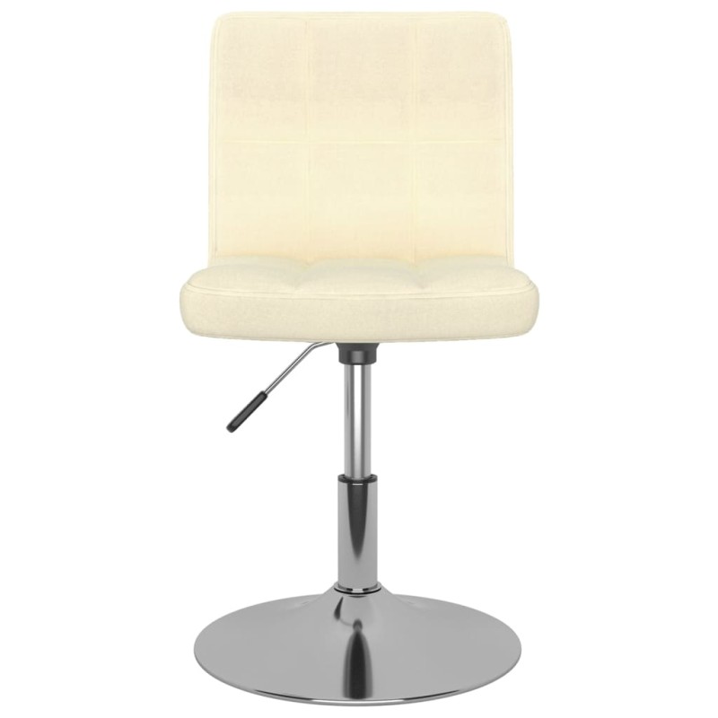 vidaXL Esszimmerstuhl Drehbar Creme Stoff vidaXL Esszimmerstuhl Drehbar Creme Stoff