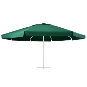 vidaXL Ersatzbezug für Sonnenschirm Grün 600 cm