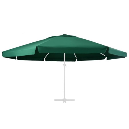 vidaXL Ersatzbezug für Sonnenschirm Grün 600 cm