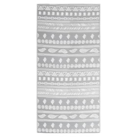 vidaXL Outdoor-Teppich Grau 80x150 cm PP