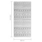 vidaXL Outdoor-Teppich Grau 80x150 cm PP vidaXL Outdoor-Teppich Grau 80x150 cm PP