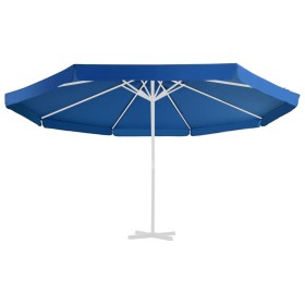 vidaXL Ersatzbezug für Sonnenschirm Azurblau 500 cm